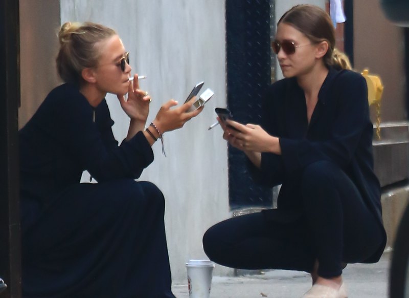 Olsen twins smoking 2
