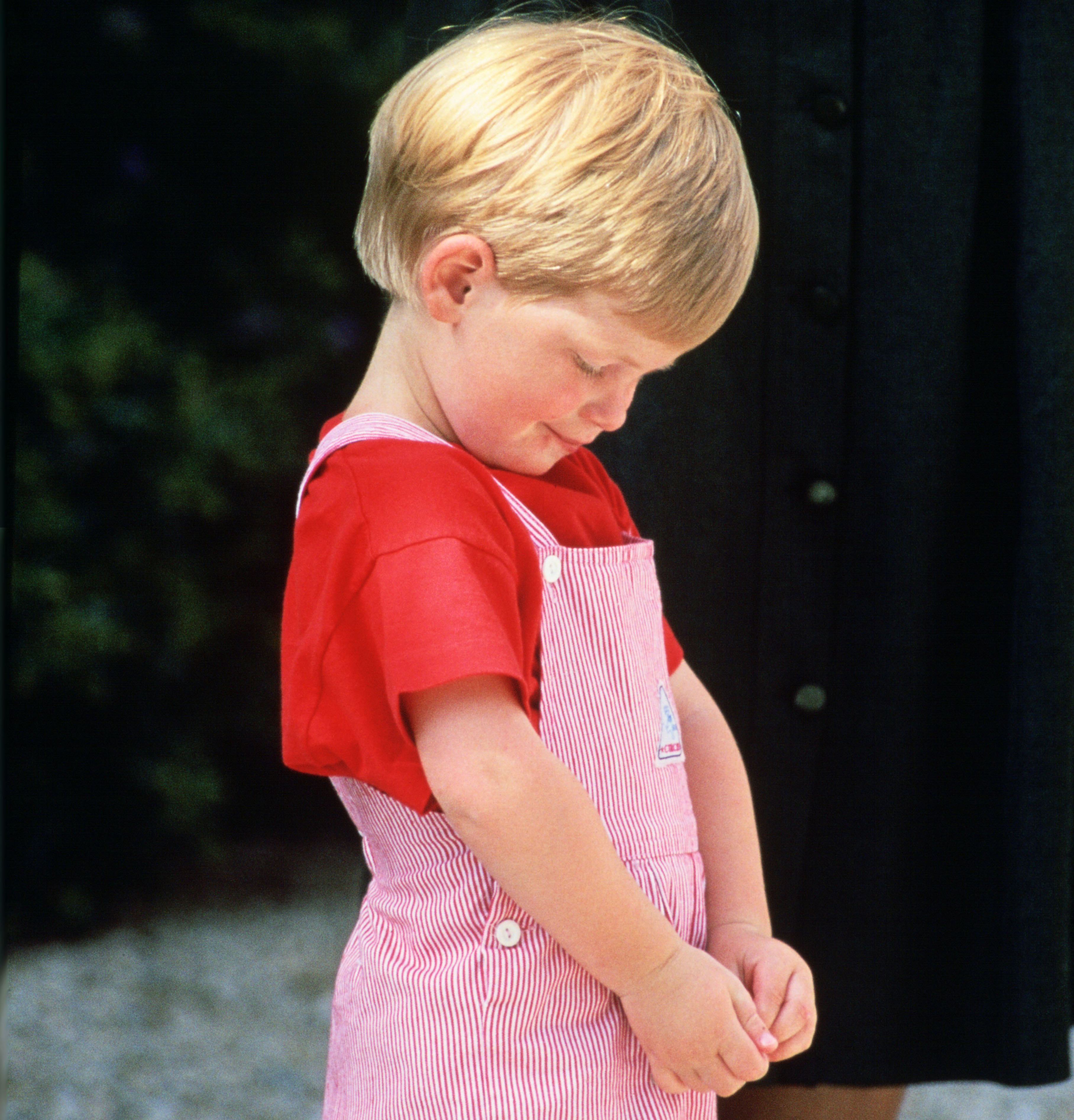 Prince harry young shy