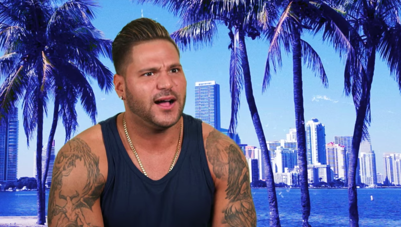 Ronnie jersey shore vacation