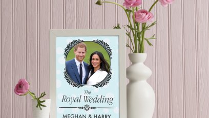 Royal wedding frame party