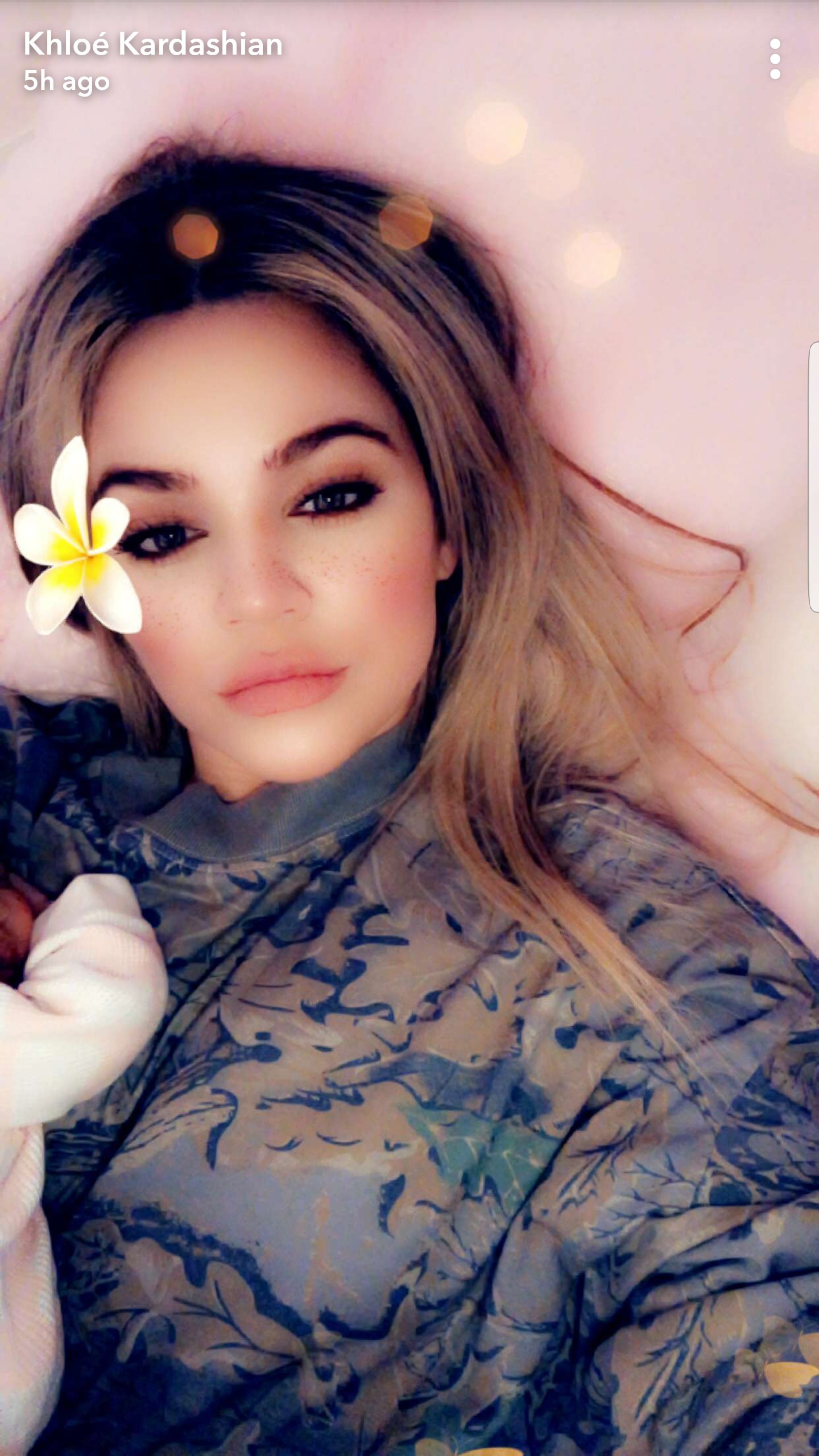 khloe kardashian true thompson, snapchat