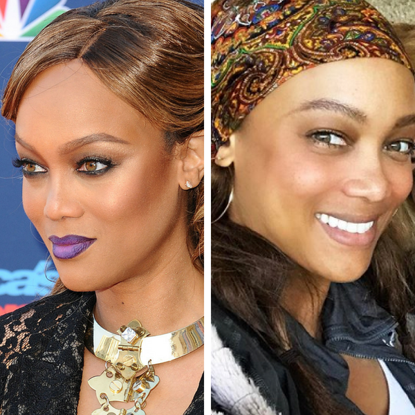 Tyra banks makeup free no makeup