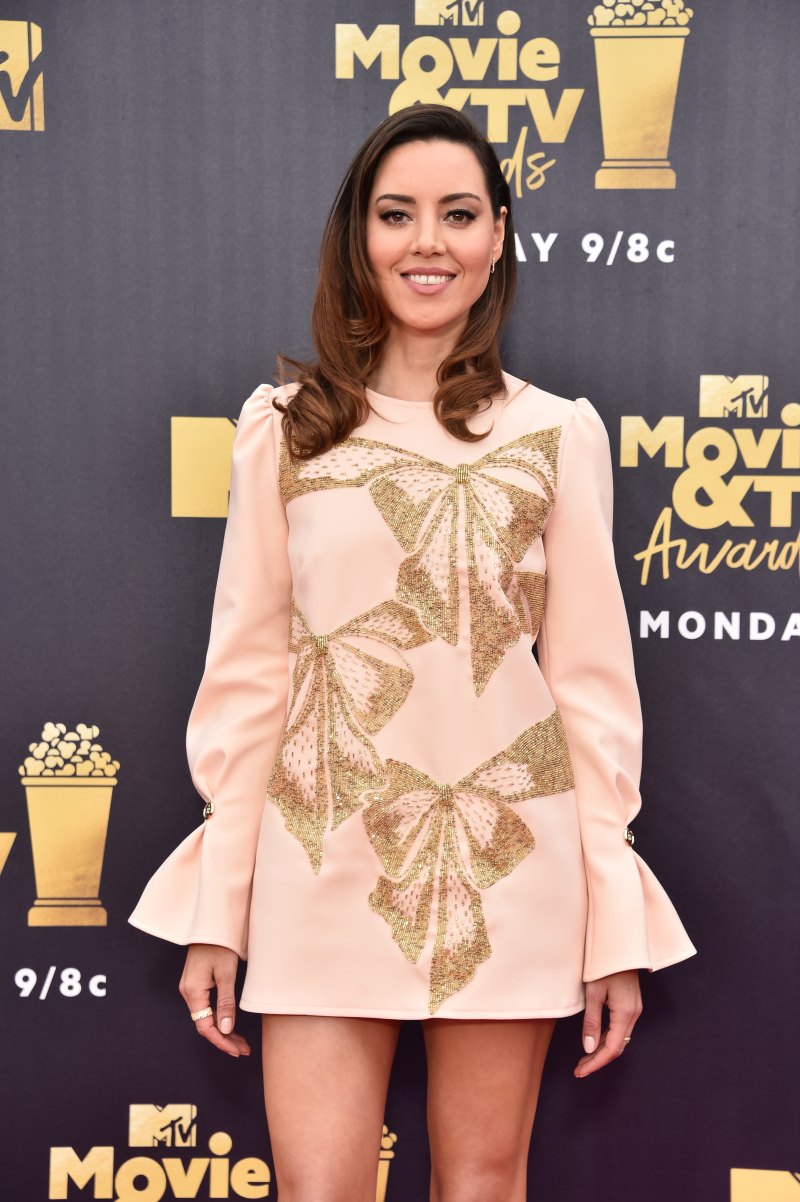 Aubrey plaza mtv movie awards 2018