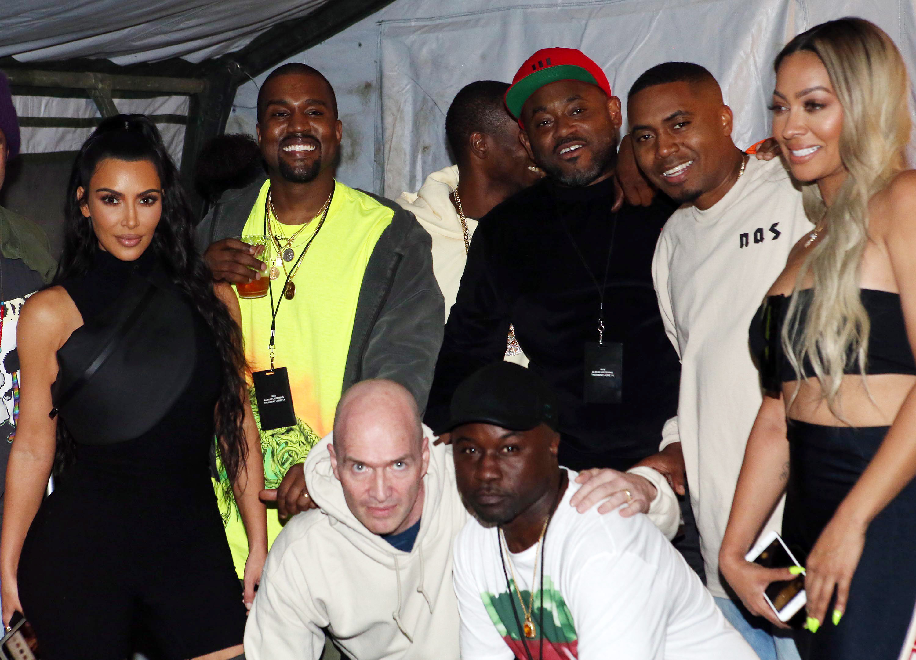kanye west nas listening party 