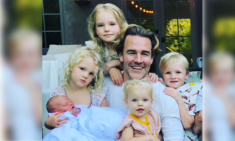 James van der beek home birth