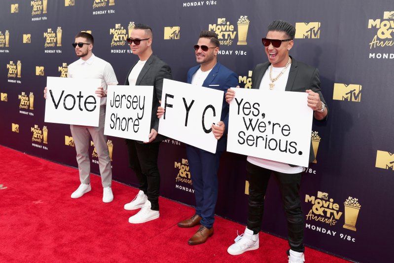 Jersey shore cast mtv movie awards 2018