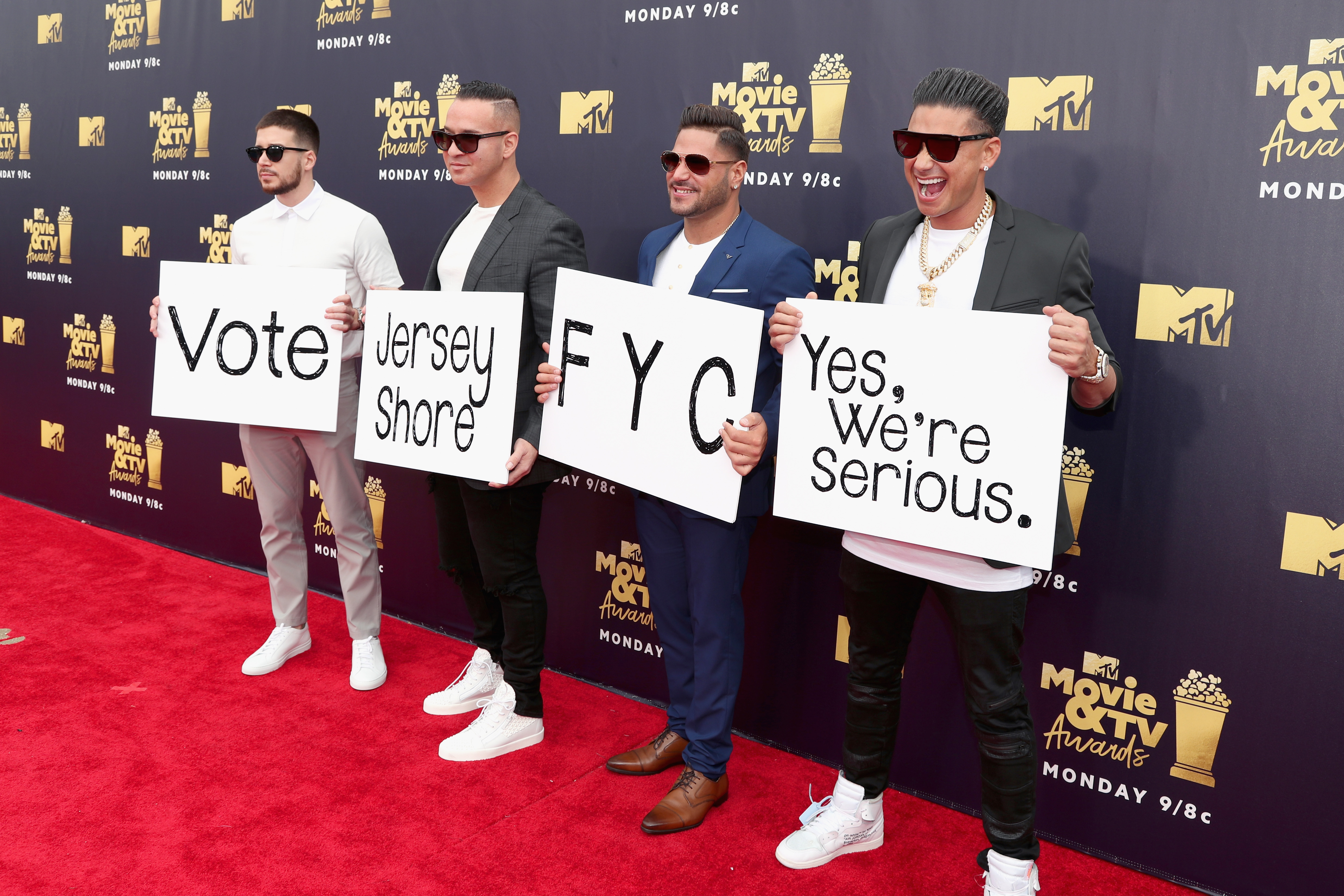 Jersey shore cast mtv movie awards 2018