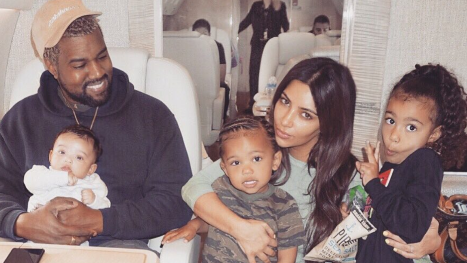 Kim Kardashian, Kanye West and their family
