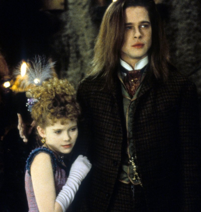 Kirsten dunst brad pitt kissing