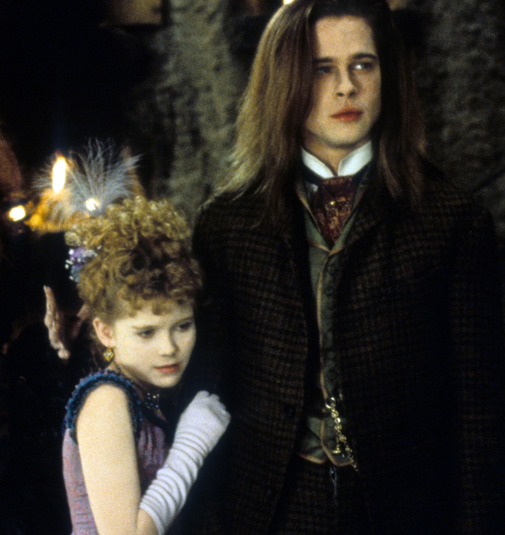 Kirsten dunst brad pitt kissing