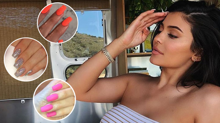 40 Modern French Style Nails To be Wearing in 2022 : Kylie Jenner nails  with a twist