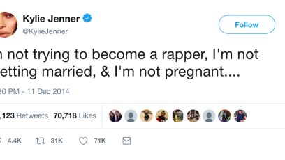 Kylie jenner pregnant tweet