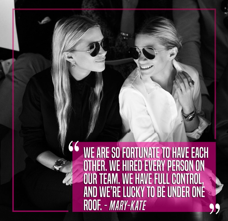 Mary kate and ashley olsen fashion show