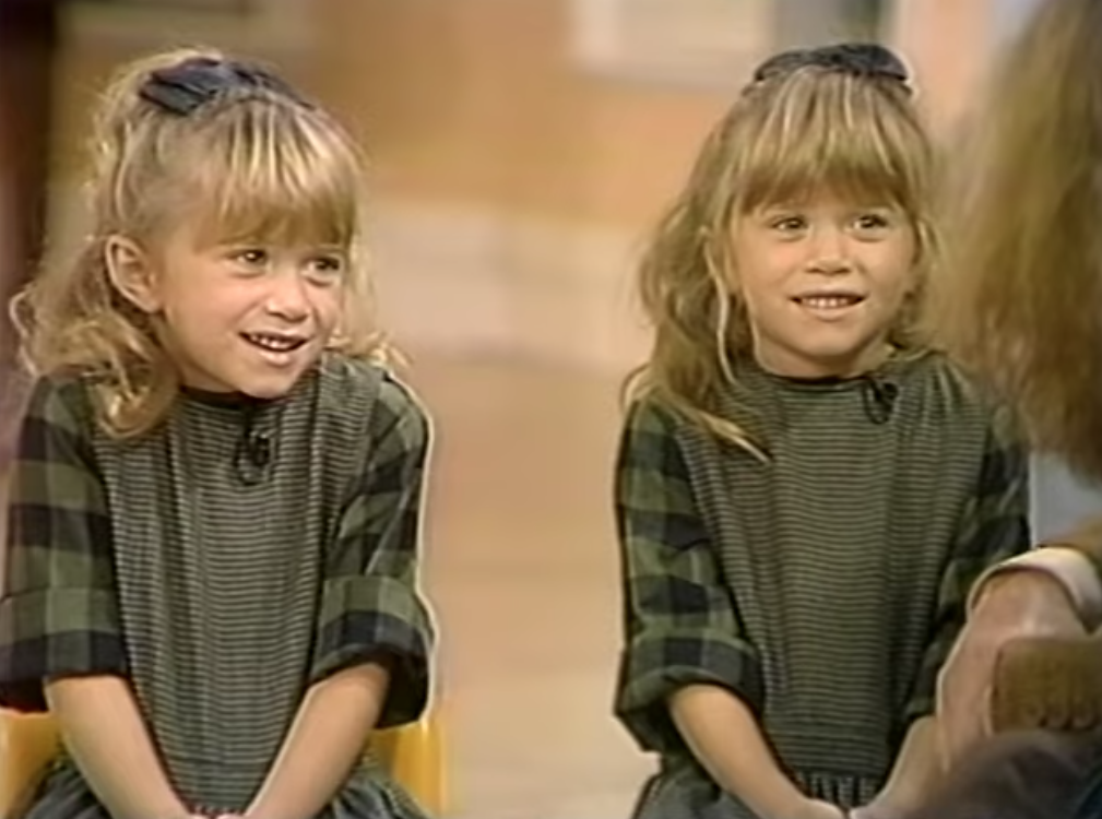 The olsen twins not at ease