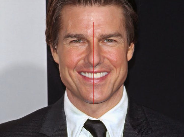 tom cruise tooth in middle of face