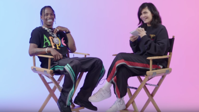 Kylie jenner travis scott gq video
