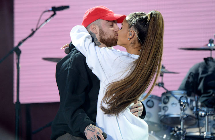Mac miller response ariana grande engagement