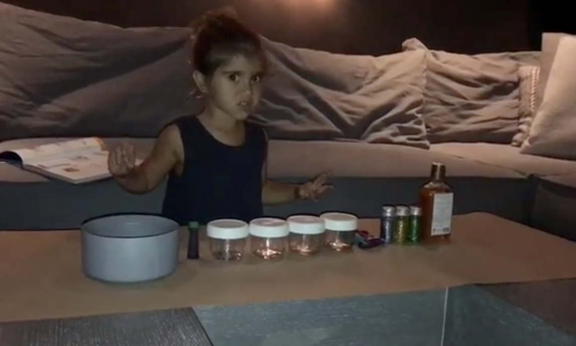 Penelope makes slime