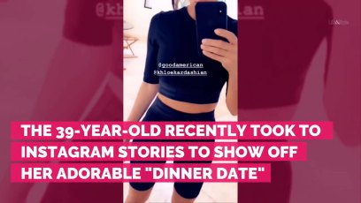 Kourtney Kardashian's Dinner Date Is the Cutest!