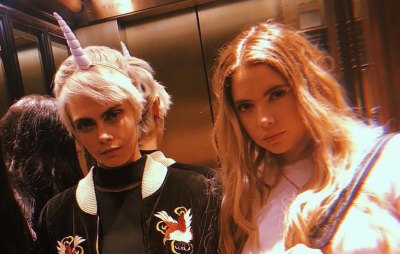 Asley Benson and Cara Delevingne