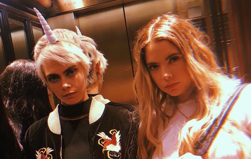 Asley Benson and Cara Delevingne