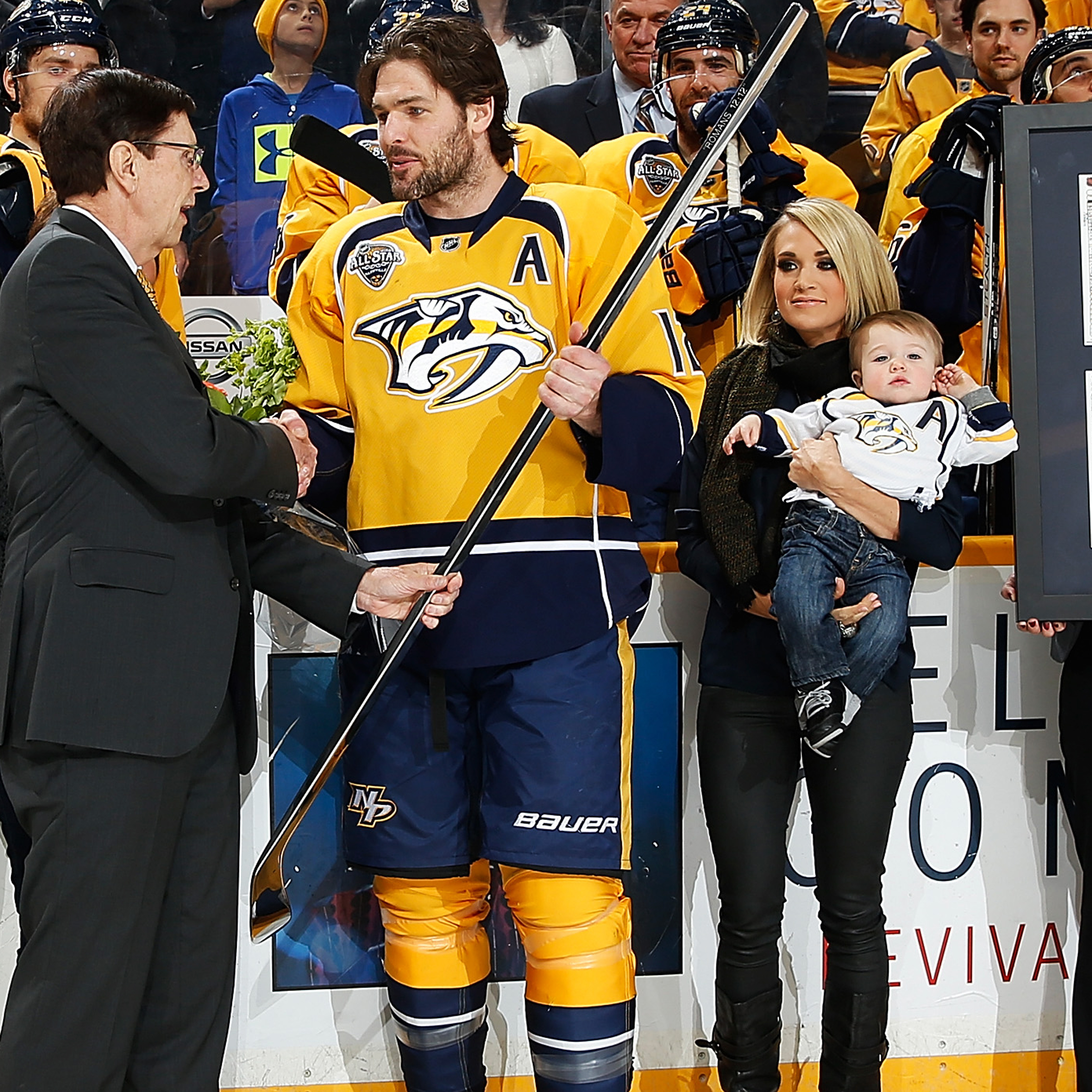 carrie underwood family getty images