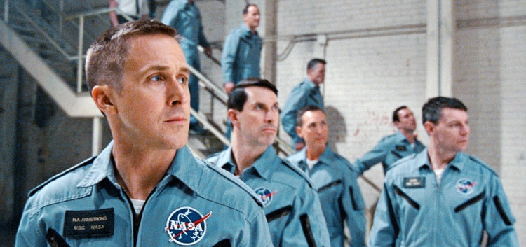 Fall films first man