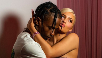 Kylie Jenner, Kissing, Travis Scott