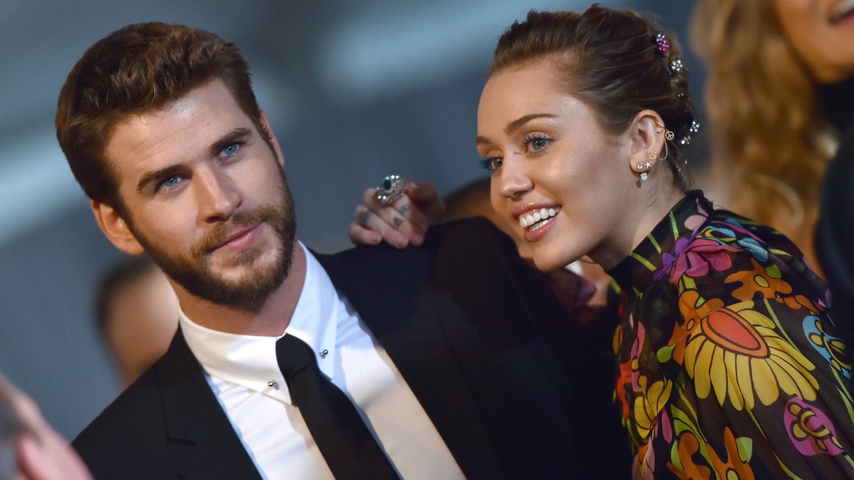 Liam hemsworth miley cyrus rare picture