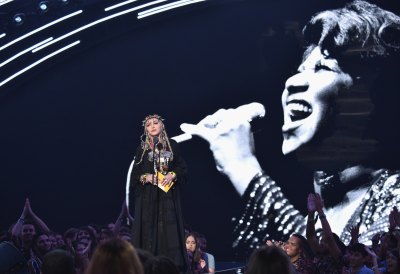 madonna aretha franklin tribute getty images