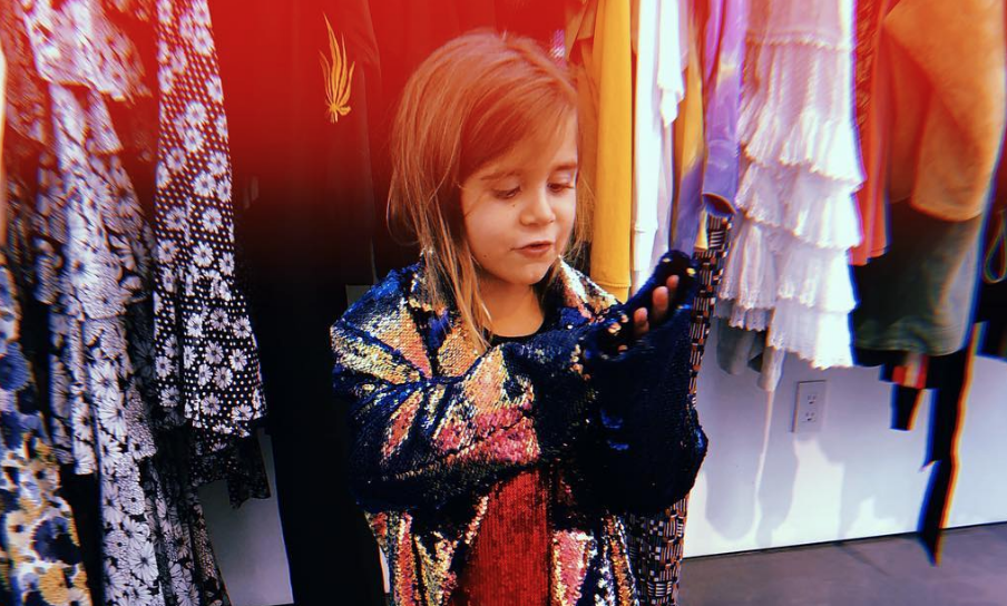 Penelope disick kourtney kardashian pasta date