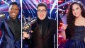 Chris Blue, Jordan Smith, and Chevel Shepherd after winning their seasons of The Voice