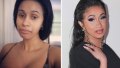 Cardi b no makeup