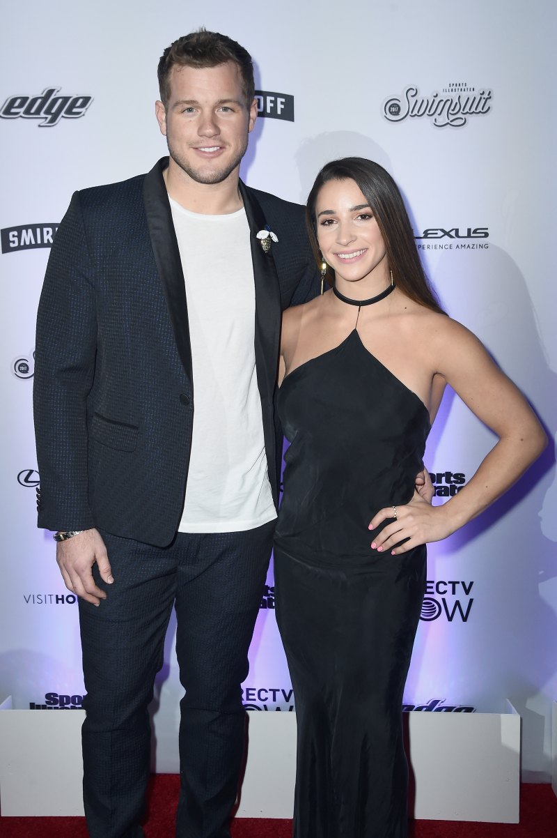 Colton underwood aly raisman sports illustrated swimsuit 2017 launch