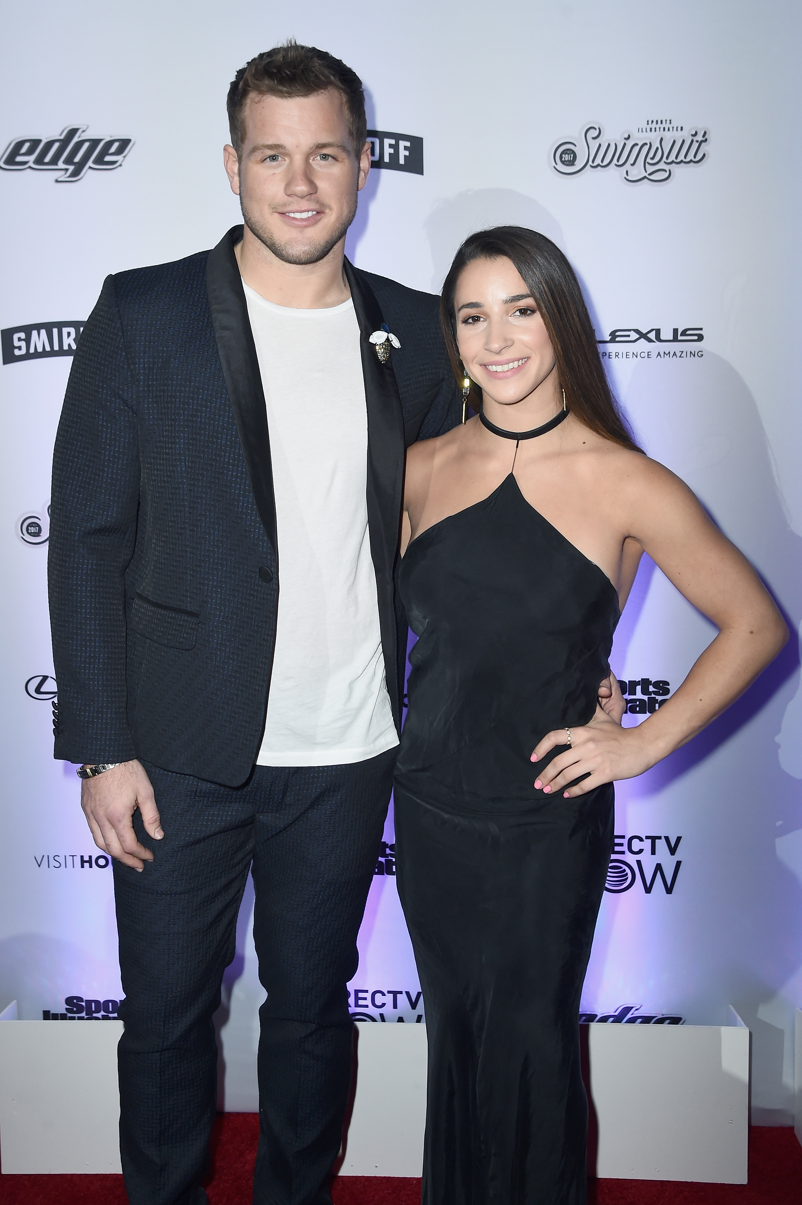 Colton underwood aly raisman sports illustrated swimsuit 2017 launch