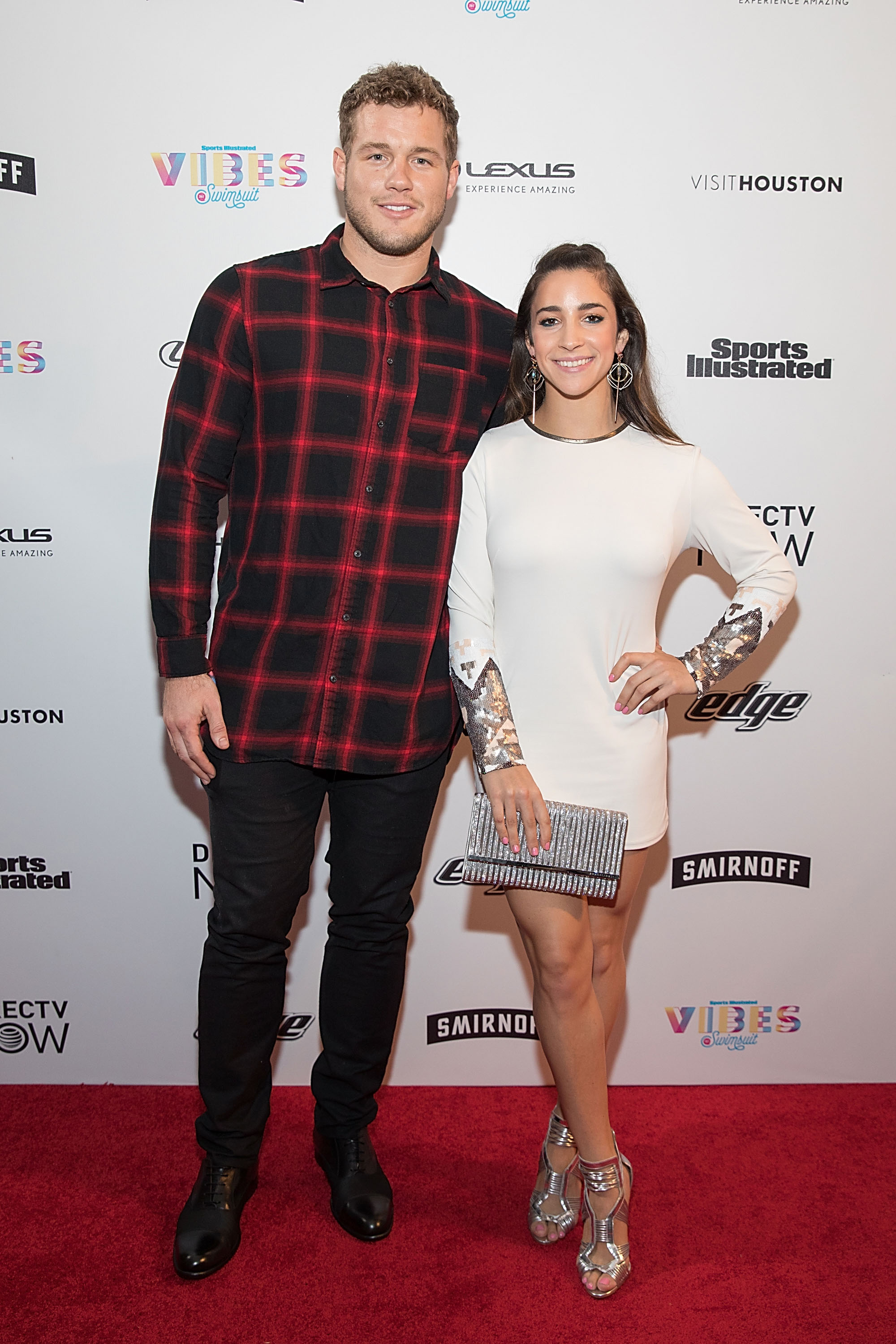 Colton underwood aly raisman vibes by sports illustrated swimsuit 2017 launch