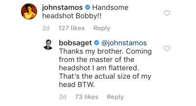 bob saget and john stamos exchange compliments in instagram comments