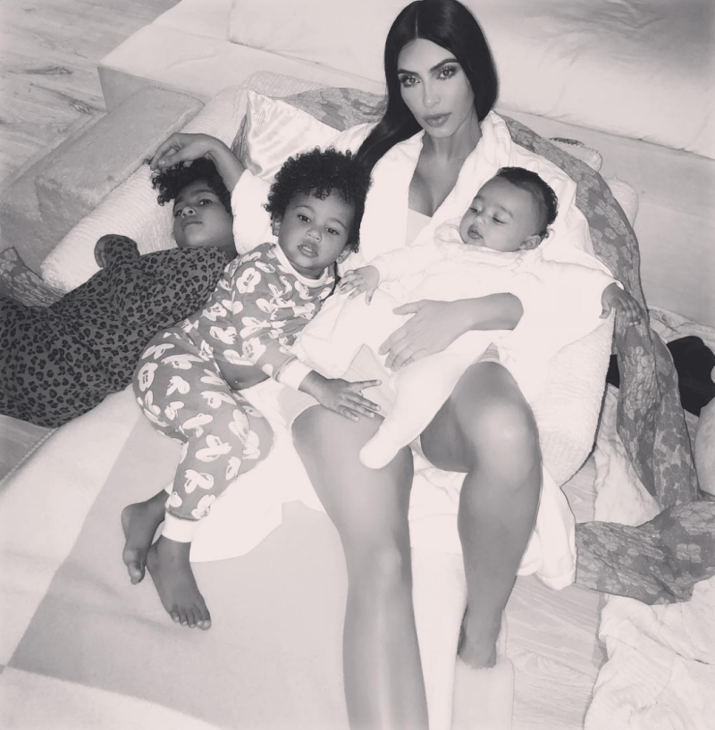 Kardashian west cute family moments 14