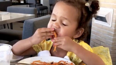 Luna stephens video spaghetti