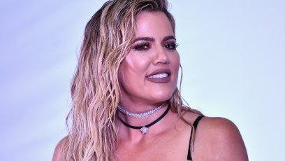 Khloe Kardashian smiling