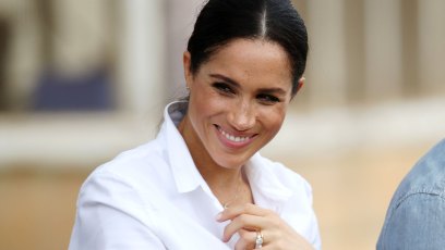 Meghan Markle smiling