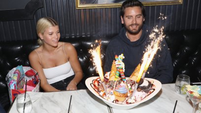 Scott Disick and Sofia Richie at Sugar Factory