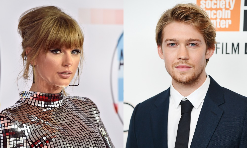 Side by side photos of Taylor Swift and Joe Alwyn