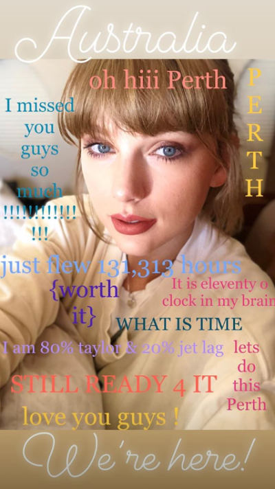 Taylor Swift posing in a selfie