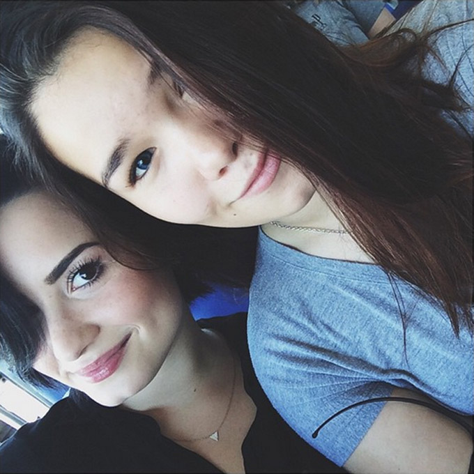 demi lovato sister madison de la garza today