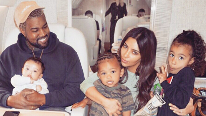 Kim kardashian kanye west children in danger