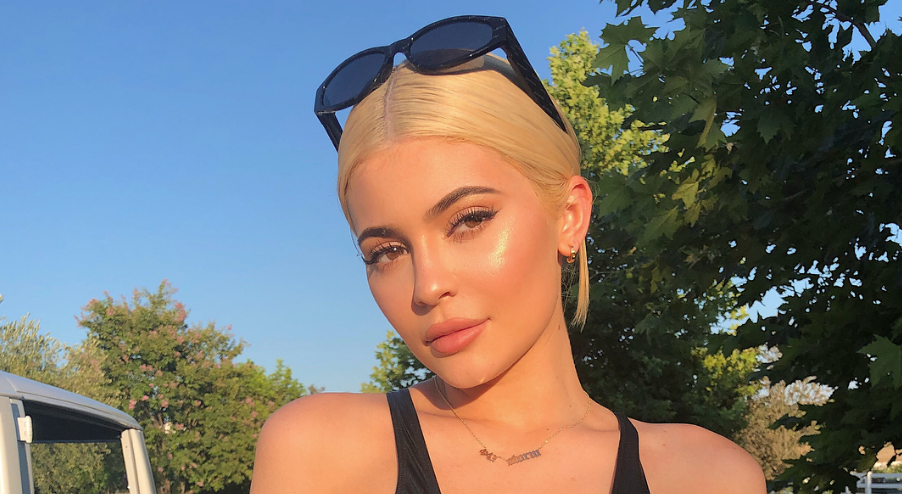 Kylie jenner skincare line teaser image