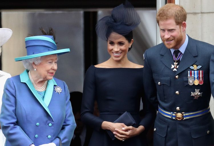 The Queen, Meghan Markle and Prince Harry