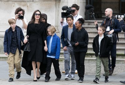 Angelina Jolie kids Paris