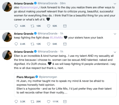 Ariana Grande tweets
